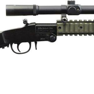 LITTLE BADGER 22LR RIFLE Black/OD Green 16.5IN BBL w/ 4x20 Scope