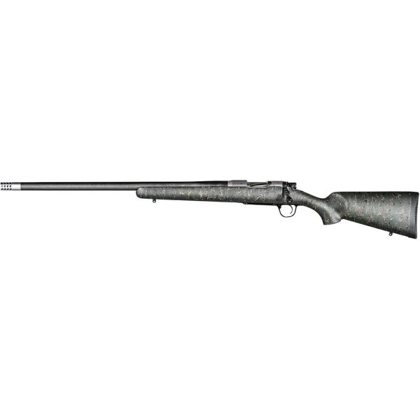 Christensen Arms Ridgeline LH Rifle 6.5 PRC 4rd Magazine 24" Barrel Stainless Steel Green Black/Tan Webbing Stock