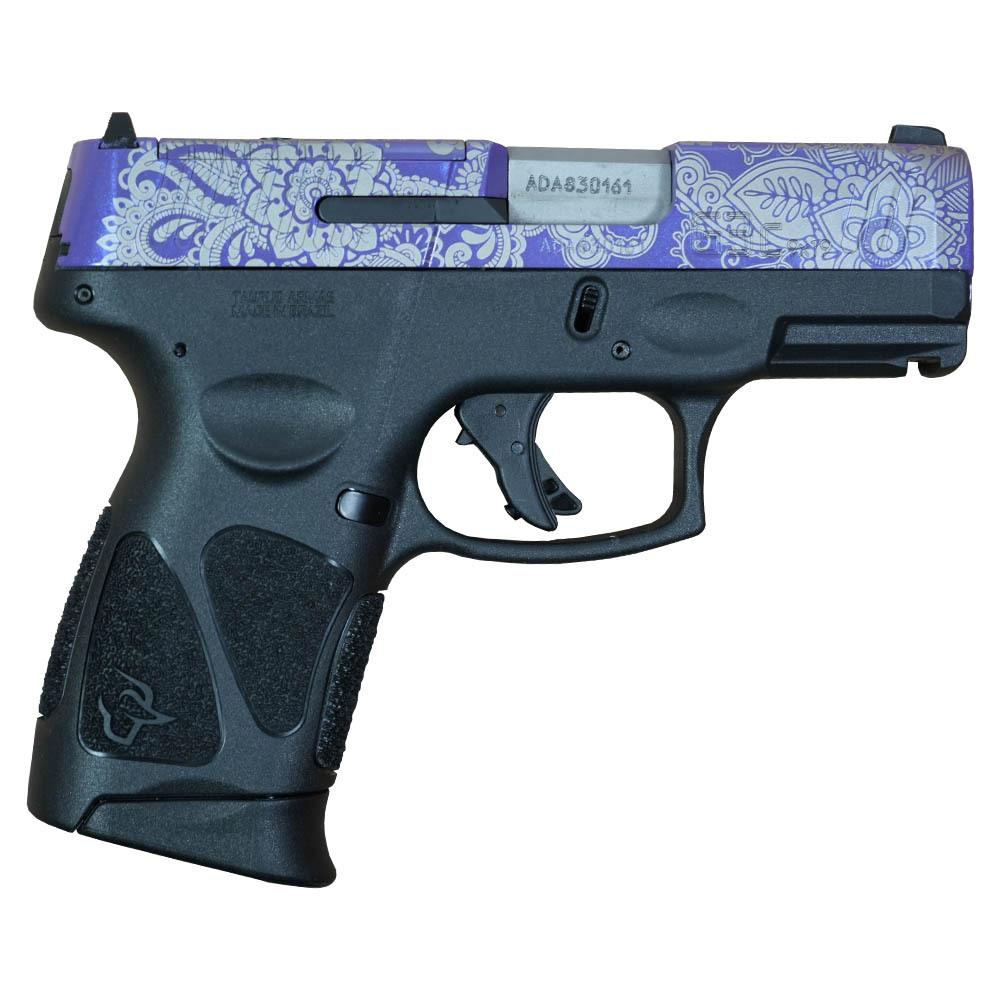 Taurus G3C Custom "Purple Paisley" T.O.R.O. Handgun 9mm Luger 12/rd Magazines (3) 3.2" Barrel Optic Ready
