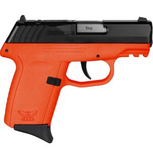 SCCY CPX-2 RDR Handgun 9mm Luger 10rd Magazine 3.1" Barrel No Safety Black Slide/Orange Frame