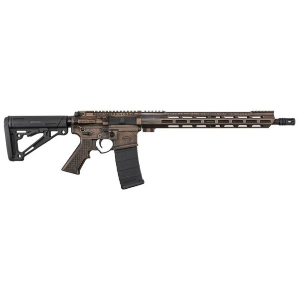 Auto Ordnance AR-15 Commander in Chief (Trump) Rifle 5.56x45Nato 30rd Magazine 16" Barrel Burnt Bronze and Black Cerakote