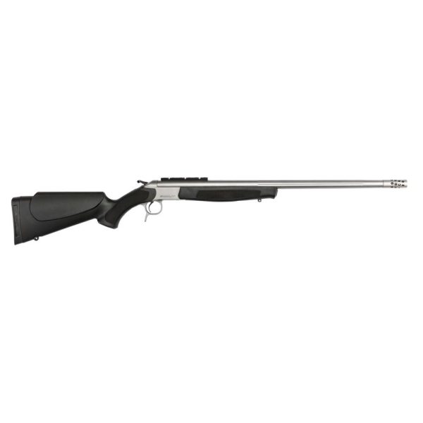 CVA Scout Rifle .444 Marlin 25" Barrel Stainless Steel and Black with Brake and Rail Base