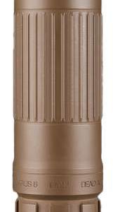 DEADAIR LAZARUS 6 XENO FDE 6MM SILENCER W/ XENO ADPTR 1/2-25 XEN 3PRONG