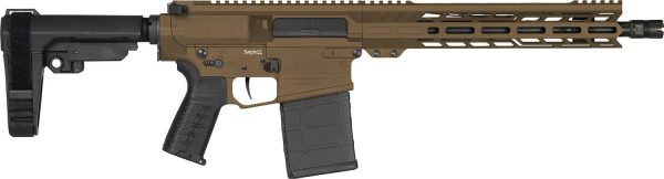 CMMG PISTOL, BANSHEE, MK3 8.6 BLACK OUT 12.5" MIDNIGHT BRZ W/ADJ RIP BRACE