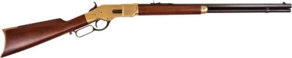 CIMARRON 1866 YELLOWBOY 24" 45LC RFL OCTAGON BBL, WALNUT, BRASS REC.