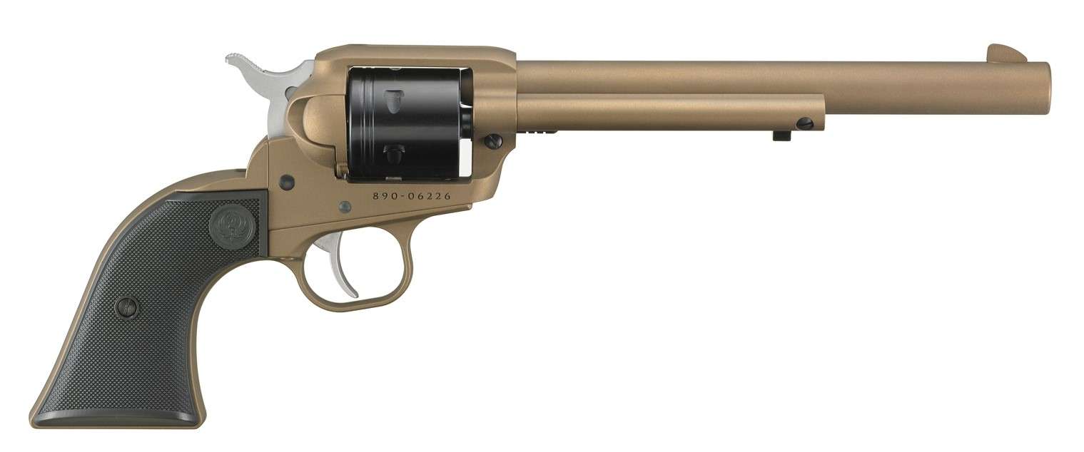 RUGER WRANGLER 22LR REVOLVER 7.5" BURNT BRONZE 6RD - Image 2