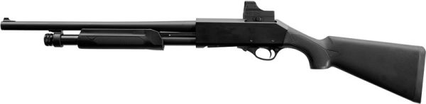 AKKAR 612 12 COMBO PUMP ACTION - 28" & 18.5" W/RED DOT POLY - Image 2