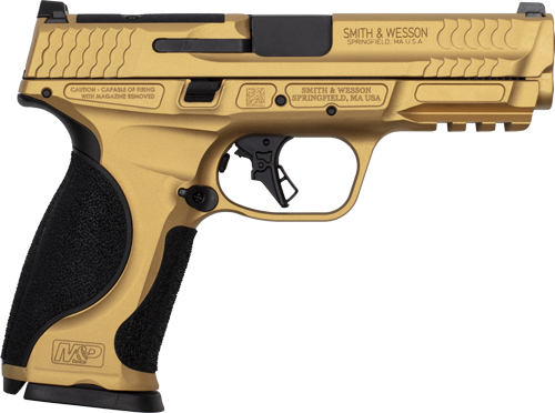 S&W M&P9 M2.0 METAL 9MM 4.25" - 10-SHOT GOLD CERAKOTE - Image 2