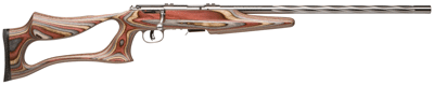 SAVAGE 93-BSEV 22WMR 21" HB - FLUTED ACU-TGR SS/BRN LAM EVO
