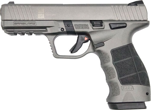 SAR USA SAR9 PISTOL 9MM - 4.4" BBL 17RD MAG PLATINUM - Image 2