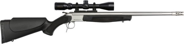 CVA SCOUT TD 35 WHELEN 25" - W/BRAKE 3-9X40 SS/BLACK SYN