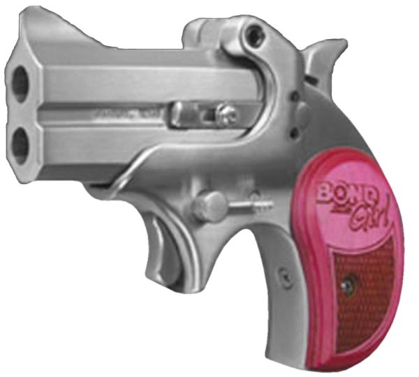 Bond Arms Bond Mini Handgun .357 Mag/.38 Spl 2rd Capacity 2.5" Barrel Pink Grips