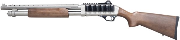 CITADEL MARINER 12GA. PUMP - 4+1 ADJ. SIGHT WOOD/NICKEL - Image 2