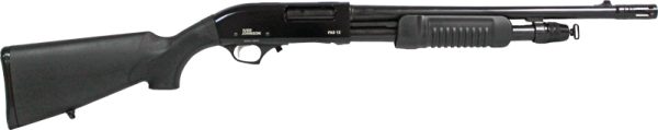 IVER JOHNSON PUMP 12GA 3" 18" - MUZZLE BRAKE BLUED SYNTHETIC