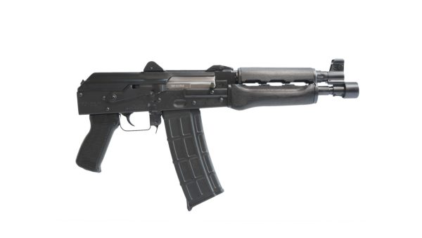 ZASTAVA USA ZPAP85 AK PISTOL 5.56 DARK WOOD, TOP RAIL, SBA3 1-30RD MAGAZINE