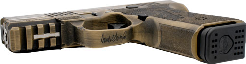 BLACK RAIN FRONTLINE 9MM - PISTOL TRUMP CUSTOM 15RD GOLD - Image 3