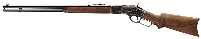 WINCHESTER 1873 SPORTER 357/38 - SP OCT/BLUED 24" CASE COL PG - Image 2